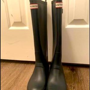 Navy Blue Hunter boots